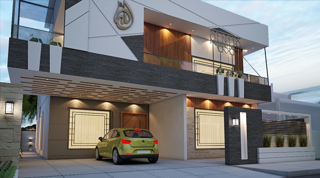Luxury Villa 173 exterior rendering by Biaas Interior